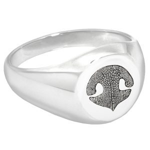 Actual Pet Print Round Ring